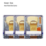 10x12cm Dollar Money Print Stand Up Pouch Frosted Window Smell Proof Herbal Flower Zip Lock 3.5g Mylar Bags