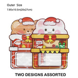 Lovely Cartoon Bear Smell Proof Stand Up Zipper Pouch Cookie Snacks Gift Plastic Packaging Ziplock Bags