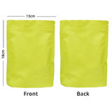 Stand Up Aluminum Foil Mylar Package Bags Resealable Waterproof Matte Green Heat Sealing Zip Lock Pouches