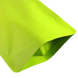 Stand Up Aluminum Foil Mylar Package Bags Resealable Waterproof Matte Green Heat Sealing Zip Lock Pouches