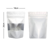 Eco-Friendly Round Corner Aluminum Foil Mylar Bags Food Snack Packaging Stand Up Ziplock Pouches