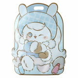 30x39cm Super Big Lovely Blue Puppy Printed Stand Up Doypack Pouch Smell Proof Reusable Food Grade Ziplock Bag