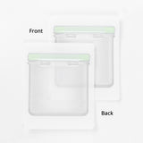 Custom Glossy Clear Plastic Mylar Stand Up Packaging Bag Snack Candy Dry Fruit Food Storage Reusable Zipper Pouch With Tear Notch