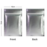 Eco-friendly Various Colors Smell Proof Heat Sealing Candy Packaging Pouches Foil Mylar Zip Lock Storage Bags