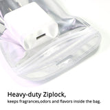 Mobile Accessories Zip Lock Bags Clear Front&Shiny Colors Back Metallic Mylar PP Storage Bag With Euro Slot