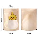 Lovely Gify Bag Variou Sizes And Colors Matte W/Frosted Window Plastic Mylar Stand Up Zipper Packaging Snack Candy Storage Bag