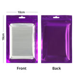 Custom Printed: Earphone Storage Pouch Clear Front Mylar Zip Lock Bag With Butterfly Hole Flat Mylar Package Pouch