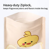 Lovely Gify Bag Variou Sizes And Colors Matte W/Frosted Window Plastic Mylar Stand Up Zipper Packaging Snack Candy Storage Bag