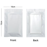 Eco Smell Proof Food Packaging Bags Zip Lock Storage Bags Matte Foil Mylar Plastic Pouches With Tear Notch