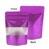 Matte Stand Up Recyclable Heat Seal Bag Metallic Foil Mylar Party Food Storage Packaging Zip Lock Pouch