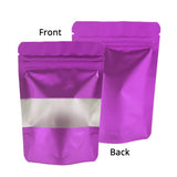 Custom Printed:Matte Stand Up Recyclable Heat Seal Bag Metallic Foil Mylar Party Food Storage Packaging Zip Lock Pouch