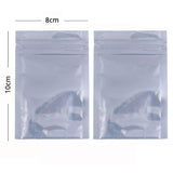 Multi Sizes Self Translucent Antistatic Packing Bag Flat Bottom Zip Lock Pouch For Mobile Phone Accessories