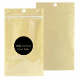 Custom Printed: Variety of Sizes Reusable Package Bag Heat Sealing Kraft Paper Mylar Flat Zip Lock Pouch