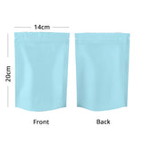 High Quality Matte Various Color Stand Up Pouch With Valve Metallic Foil Mylar Zip Lock Eco Compostable  Food Storage Packaging Bag