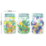 Reusable Mason Jar Bag With Printed Matte Frosted Mylar Stand Up Storage Pouch Household Travel Sample Storage Zip Lock Bag