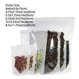 Custom Printed: Stand Up Smell Proof Glossy Multi Sizes Resealable Clear Zip Lock Bag Plastic Mylar Packaging Heat Seal Food Storage Bag