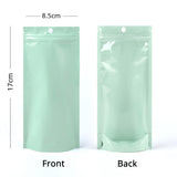 Custom Printed:Glossy Clear With Hang Hole Foil Stand Up Cosmetic Jewelry Storage Packaging Zipper Bag Eco Recyclable