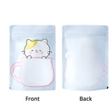 Lovely Gify Bag Variou Sizes And Colors Matte W/Frosted Window Plastic Mylar Stand Up Zipper Packaging Snack Candy Storage Bag