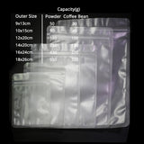 High Quality Assorted Sizes Matte Clear Frosted White PET Flat Mylar Zip Lock Pouch Bag with Tear Notch