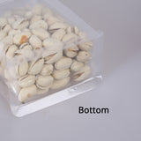 Hot Sale Glossy Clear Translucent Cereal Storage Packaging Zipper Bag Plastic Mylar Stand Up With Tear Notch