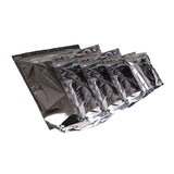 New Design Glossy Silver Metallic Mylar Plastic Zip Lock Bag Reclosable Stand Up Waterproof Food Storage Pouch