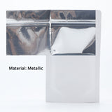 Custom Printed:Matte Kraft White Durability Metallic Mylar Zipper Bag Smell Proof Multi-function Stand Up Sealed Storage Pouch