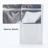 Matte Kraft White Durability Metalic Foil Mylar Zipper Bag Smellproof Multifunction Stand Up Sealed Storage Pouch W/Tear Notch