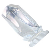 12x23cm Glossy Silver Clear Front Zip Lock Bag Foil Mylar Smellproof Resealable Stand Up Storage Packaging Zipper Pouch