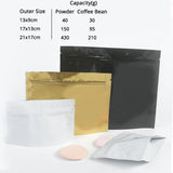 High Quality Glossy Multicolor Stand Up Metallic Mylar Eco Heat Seal Food Storage Zipper Pouch