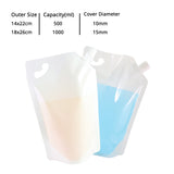 New Design Glossy Spout Pouch With Hang Hole Liquid Juice Milk Household Kitchen Storage Packaging Plastic Mylar Stand Up Bag