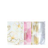 Premium Heat Sealing Mylar Matte Flat Open Top Plastic Package Pouch with Flower Printing