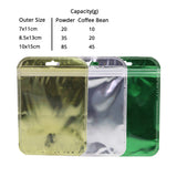 Mobile Accessories Zip Lock Bags Clear Front&Shiny Colors Back Metallic Mylar PP Storage Bag With Euro Slot