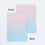 Custom Printed:High Quality Glossy Various Sizes Gradual Pink/Blue Stand Up Bag Aluminium Foil Mylar Storage Organizer Zipper Bag
