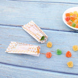 4x9cm Various Designs Candy Package Bags Vacuum Heat Sealing Storage Bags Open Top Pouches with Tear Notch