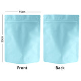 Custom Printed:Various Pure Colors Matte Stand Up Packaging Bag Aluminium Foil Mylar Heat Seal Zipper Storage Organizer Pouch