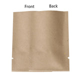 Custom Printed: Eco-friendly Open Top Kraft Paper Bag Tear Notch Tea Foil Mylar Storage Packaging Pouch