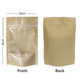 Custom High Quality Glossy Kraft Mylar Eco Zip Lock Pouch Waterproof Recyclable Stand Up Storage Coffee Bean Snack Food Bag