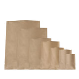 Custom Printed: Eco-friendly Open Top Kraft Paper Bag Tear Notch Tea Foil Mylar Storage Packaging Pouch