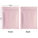 Small Glossy Colors Flat Gift Zip Lock Packing Bag Heat Sealing Foil Mylar Food Pouch