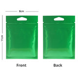 Custom Printed: Double Sided Colored Glossy 8x11cm Heat Sealable Zip Lock Bag Food Storage Package Pouch With Hang Hole