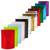 High Quality Matte Various Color Stand Up Pouch With Valve Metallic Foil Mylar Zip Lock Eco Compostable  Food Storage Packaging Bag