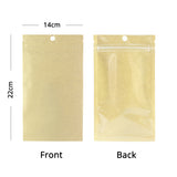 Custom Printed: Variety of Sizes Reusable Package Bag Heat Sealing Kraft Paper Mylar Flat Zip Lock Pouch