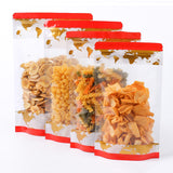 Custom Printed: Clear Plastic Mylar Bag With Print  Glossy Storage Organizer Packaging Zipper Pouch Eco Stand Up Sachet