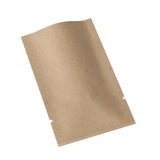 Custom Printed: Eco-friendly Open Top Kraft Paper Bag Tear Notch Tea Foil Mylar Storage Packaging Pouch