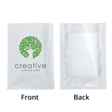 Custom Printed: Eco Recyclable Plastic Package Bag Matte Clear Open Top Vacuum Heat Sealable Storage Pouch