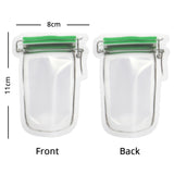 Shape Like Jar Bottle Matte Clear Multicolor Plastic Mylar Ziplock Bag Liquid Powder Coffee Bean Sample Stand Up Storage Pouch