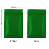 Eco-friendly Various Colors Smell Proof Heat Sealing Candy Packaging Pouches Foil Mylar Zip Lock Storage Bags