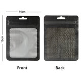 Multi-Color 10x15cm Waterproof Storage Pouch Mylar Recyclable Zip Lock Bag with Clear Window & Euro Slot