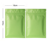 Custom Printed: Various Colors Heat Sealing Zip Lock Pouch Tear Notch Metallic Mylar Flat Self Seal Package Bag