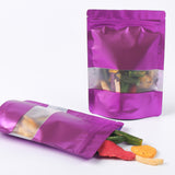 Matte Stand Up Recyclable Heat Seal Bag Metallic Foil Mylar Party Food Storage Packaging Zip Lock Pouch